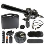 Vidpro XM-55 13-Piece 11' Condenser Video & Broadcast Shotgun Microphone Kit